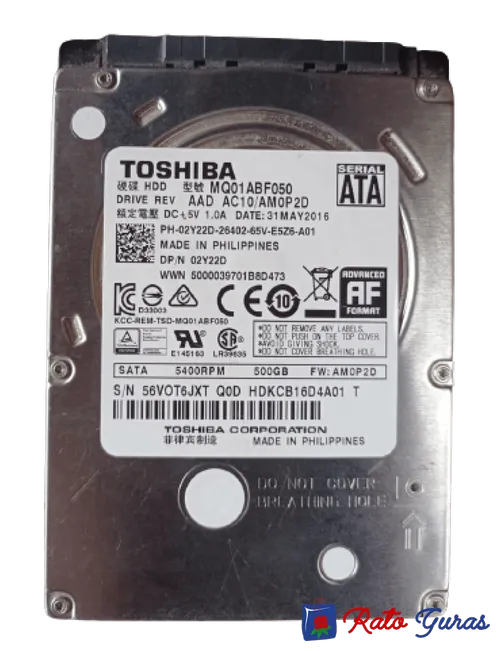HDD Toshiba Hardisk | 500GB Storage